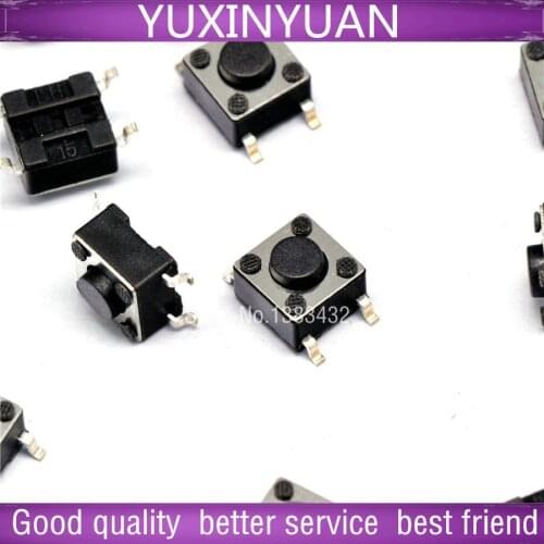 6 * 6 * 4.3 MM light touch switch patch 4 feet switch/button switch 10pcs/lot
