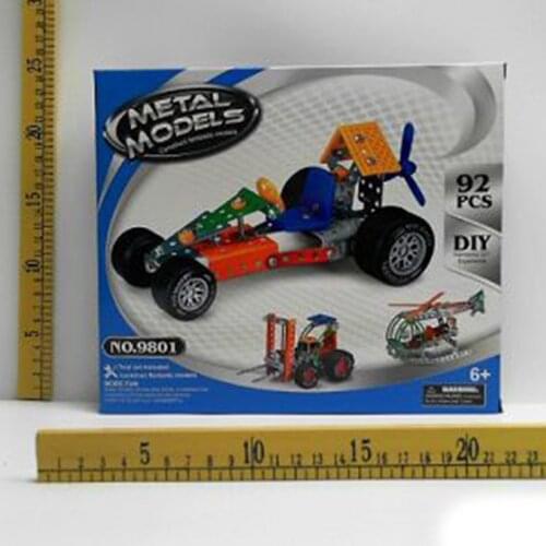 812417 3D Puzzle Metal Model Building Construction Set Brick DIY Creative Kit