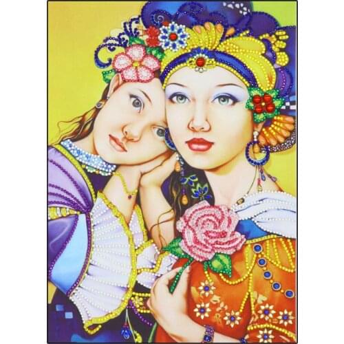 Alien diamond painting DIY beauty character 5D round diamond embroidery cross stitch paint cross stitch iris Mosaic decorat