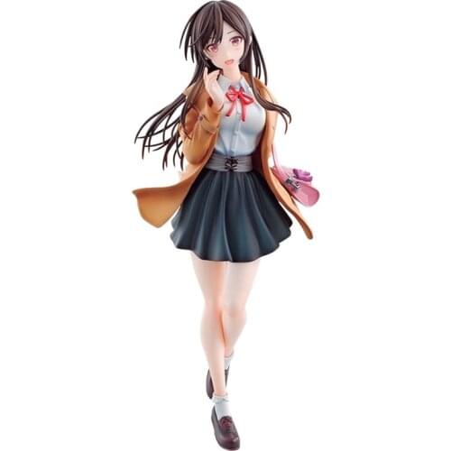 Pre-Sale Rent A Girlfriend Anime Action Figures Ichinose Chizuru Model Hand-Made Peripheral Collectible 23 Cm PVC Ornament Toys
