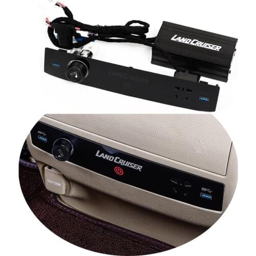 Cigarette Lighter Car Rear Sear Multifuctio Charger USB Vehicle Dual For Toyota Land Cruiser 200 LC200