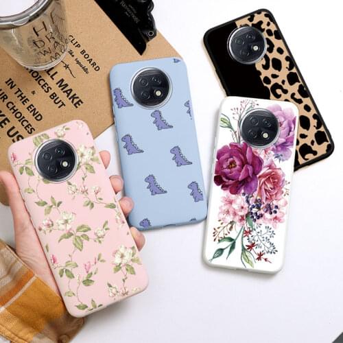 For Xiaomi Redmi Note 9T 5G Case Silicone Flower Back Cover For Xiomi Redmi Note 9T Note9T 9 T Global 6.53'' Coque Bumper Shell