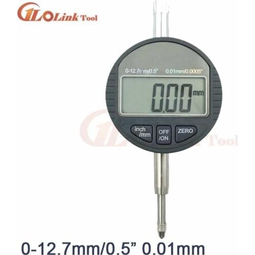 0-12.7mm/0.5" x0.01mm Digital Indicator Digital Dial Indicator Electronic Dial Indicator Indicator Dial Digital Dial Gauge
