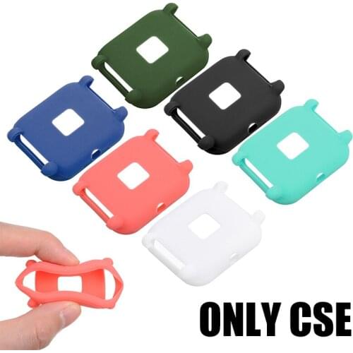Colorful Soft TPU Silicone Protective Case Cover Shell For Huami Amazfit Bip Youth Watch Frame Watachband Sporting Accessories