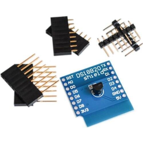10pcs DS18B20 Temperature Sensor Shield Wemos D1 Mini D1 Mini Pro ESP NodeMCU