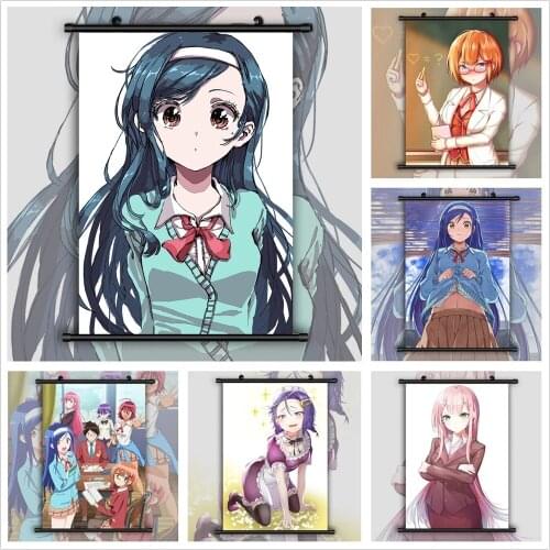Home Decoration Wall Art Painting We Never Learn Furuhashi Fumino Plastic Hanging Scrolls Animation Canvas Print Picture Poster