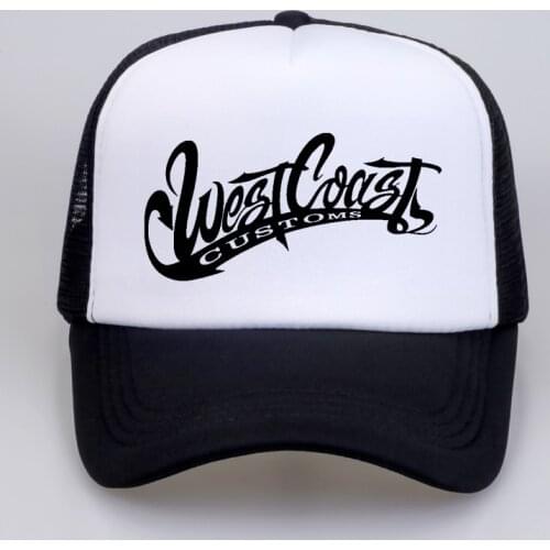 Men Women west coasts customs GLDAN NEW hat Letters Print Baseball Caps Summer Hip Hop Casual cool mesh trucker cap hats