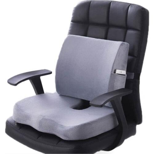 Car Seat Cushion Mat Coccyx Orthopedic Memory Foam Chair Massage Mat Back Cushion Pad Office Nap Therapy Callipygian Cushion