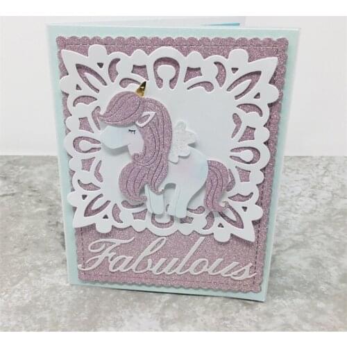 KSCRAFT Unicorn Metal Cutting Dies Stencils for DIY Scrapbooking/photo album Decorative Embossing DIY Cards