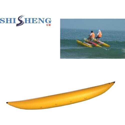 Inflatable water sport bicycle water floating tube for water bike