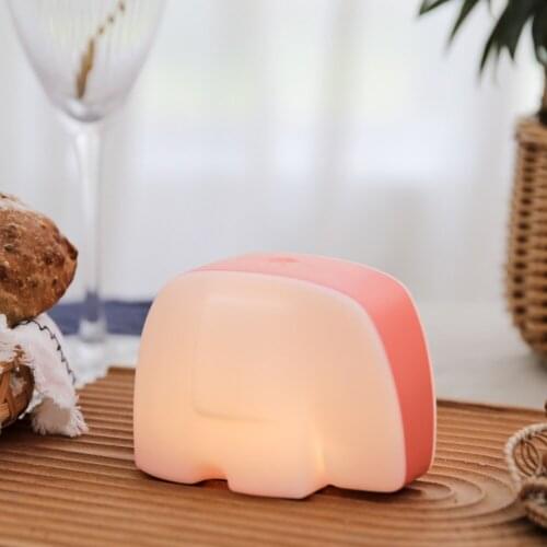 Stepless Dimmable LED Night Lamp Cute Animal Christmas Decoration Light Gift For Children Kid Touch Switch Bedroom Bedside Lamp