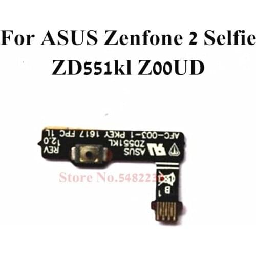 Original Power OF OFF Button Flex cable For ASUS Zenfone Selfie ZD551KL Z00UD Z00UD Power switch connector Replacement parts