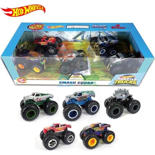Original Hot Wheels Car Toys Giant Monster Collection Trucks 1/64 Model hotwheels Car Toys for Boys Toys Carro Diecast kids Gift
