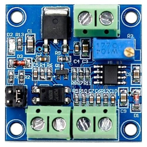 PWM To Voltage Converter Module 0%-100% To 0-10V for PLC MCU Digital To Analog Signal PWM Adjustabl Converter Power Module