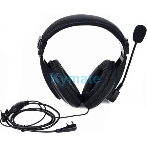 Radio 2 Pin PTT MIC Headset Covert Acoustic Tube In-ear Earpiece For Kenwood TYT Baofeng UV-5R BF-888S CB Radio Accessories