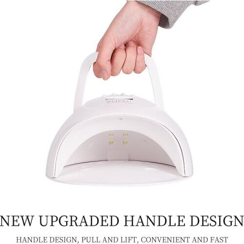 108W High Power Nail Dryer Fast Curing Speed Gel Light Nail Lamp LED UV Lamps For All Kinds of Gel With Timer And Smart Sensor