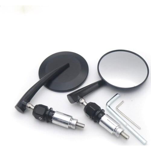 7/8" 22mm Universal Motorcycle Rearview Mirrors Handle Bar End For Honda CB CBR 600 F3 F4 F4I 1000 RR Ninja ZX 6R 9R 10R Katana