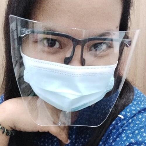 Anti-splash Face Shield Kitchen Transparent Goggles Screen Mask Durable Protective Face Mask Anti-fog Dust-Proof Safety Mask