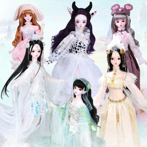 1/3 BJD doll Joint Body Chinese zodiac with makeup include outfit shoes hair and Gift box gift toys high quality ICY,SD