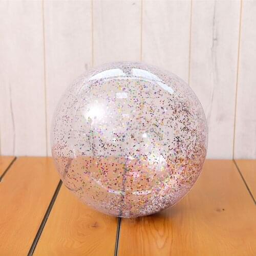 1 PCS Transparent Ball Shape Inflatable Swimming Toy Decoration Swimming Pool Bathroom Beach Party Sport Ball Fun Float Toys