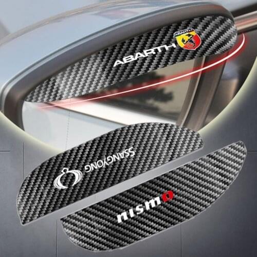 2pcs Car Rearview Mirror Car Emblem Rainproof Sticker Automotive Goods For Umbrella Corporation Logo Automobiles Car Accessories