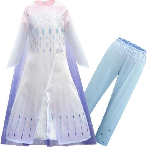 2020 Halloween Costumes Fancy Dress Cloak Pants Set Girls Clothing Kids Carnival Party Princess Cosplay Clothes Outfit Full Set