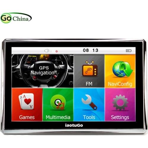 IaotuGo 5" Car GPS Navigator Navigation Truck GPS 800MHz 128M 4G FM Transmitter Games Free Maps Truck Maps updated