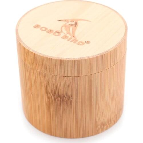 BOBO BIRD Round Bamboo Box for Wrist Watch/Jewellery Boxes Drop shipping Wholesale