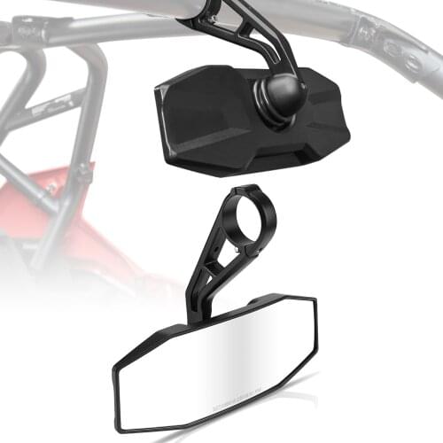 KEMOMOTO UTV Black Center Mirrors Rearview Mirror for Polaris RZR S 800 900 1000 XP Turbo GENERAL 2880531 2881540