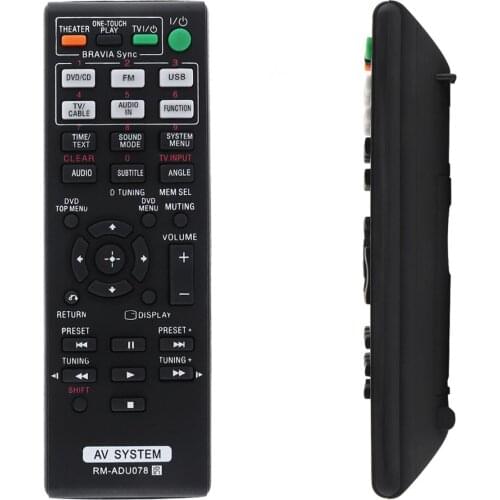 IR 433MHz AV Remote Control with 10M Transmission Distance for RM-ADU078 / HBD-DZ170 / DZ171 / DZ175 / TZ210 / TZ510 / TZ710