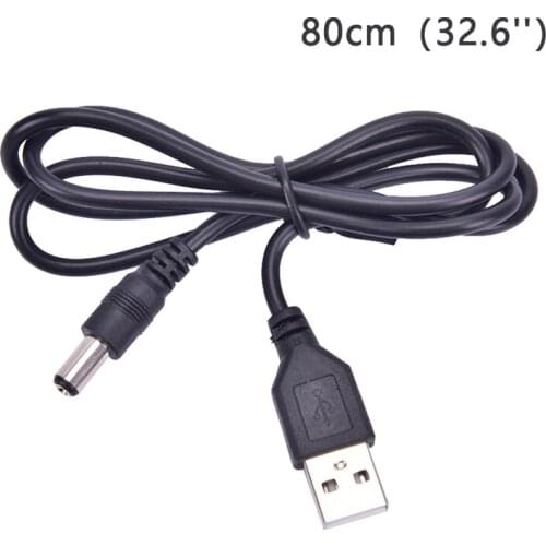 5.5*2.1mm USB To DC 3.5mm Power Cable DC Power Plug USB 5V Charger Power Cable Barrel Power Cable Quick Connector For MP3/MP4