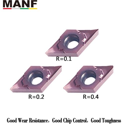 MANF Carbide Inserts DCGT070201MP-CK In Turning Tools Lathe Cutter Lathe Tools Boring Bar Inserts Sdjcr1010h07 Holder