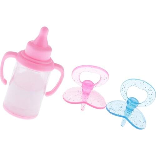 Dollhouse Miniatures Feeding Bottle Pacifier Nursery Accessories for Infant