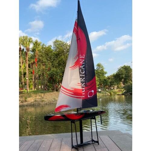 84” Inch Remote Control Boat Wind Power 2.4G Unpowered Assembled Electric Boat RC Sailing Boat for hobby boys adults (L)