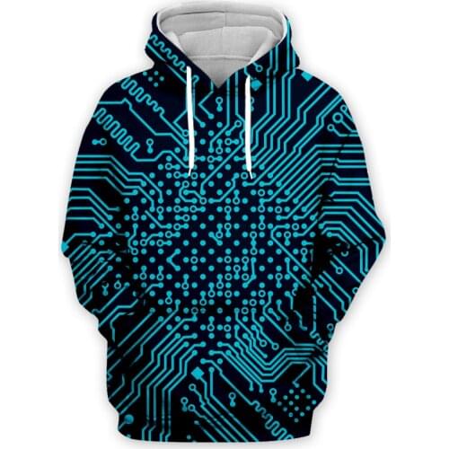 Man Hoodie Electronic Chip Hip Hop Men 3d Full Print Hoodies Harajuku Punk Pullover Unisex Sweatshirts Hood Jacket Streetwear 07