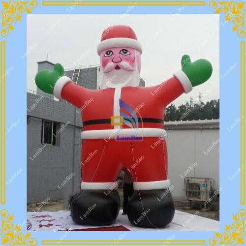 Inflatable Santa Claus for Christmas,Inflatable Santa Flying,Inflatable PVC Air Sealed Santa Claus for Advertising