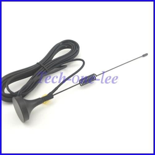 NEW Arrival GPRS GSM Antenna 900-1800Mhz 3dbi 3M Cable SMA Male Magnetic Base Remote Control
