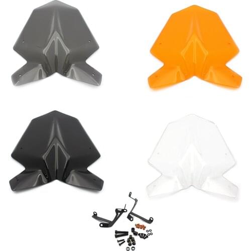 Motorcycle Front Windshield WindScreen PC Plastic Protector For KTM DUKE 125 390 2017-2018