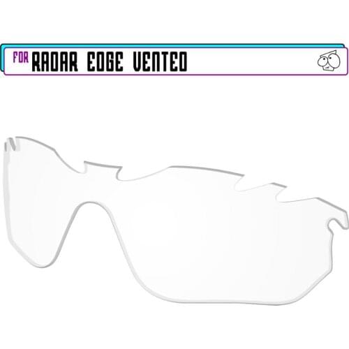 EZReplace Polarized Replacement Lenses for - Oakley Radar Edge Vented Sunglasses - HD Clear