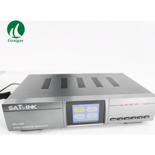 SATLINK WS-7990 Four Route HD COFDM Modulator DVB-T AV HD FULL HD 1080p WS7990 Digital RF Modulator DVB-T