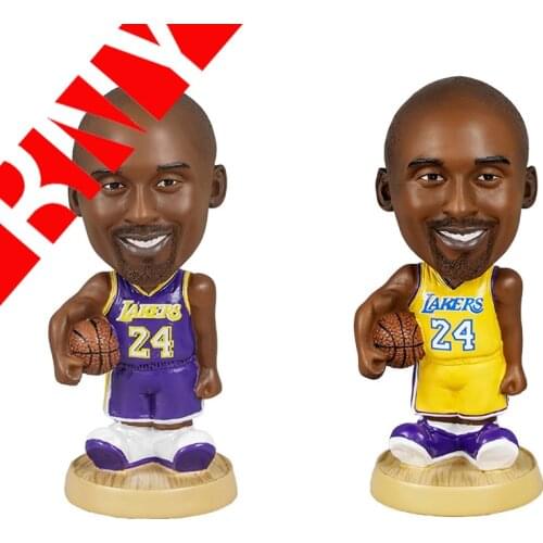 10CM Basketball Sports Celebrity Toys Action Figures PVC Shaking Head Sport Figurine Toy Car Jewelry Model Doll BNY
