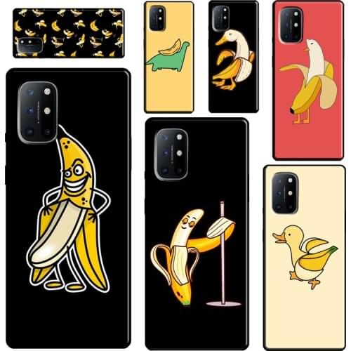 Memes Cartoon Funny Banana For Realme 8 7 6 Pro Q3 C21 C15 C3 GT Neo Phone Case For OnePlus 9 Pro 8 Pro 7T 8T 9R Nord