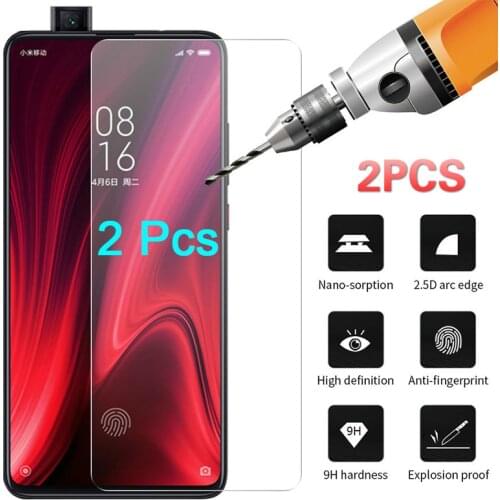 1/2Pcs! Tempered Glass For Xiaomi Mi 8 SE 9 Lite Pro A1 A2 Screen Protector Glass For Xiaomi Mi Note 10 Lite 9T (Pro) CC9e 9H