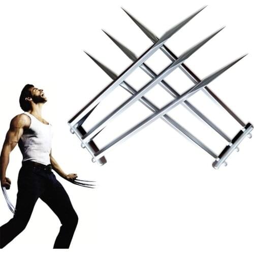 1 Pair Wolverine Logan Blade Claw Cosplay Prop X-Men James Howlett Halloween ABS Arms Toy Party Props