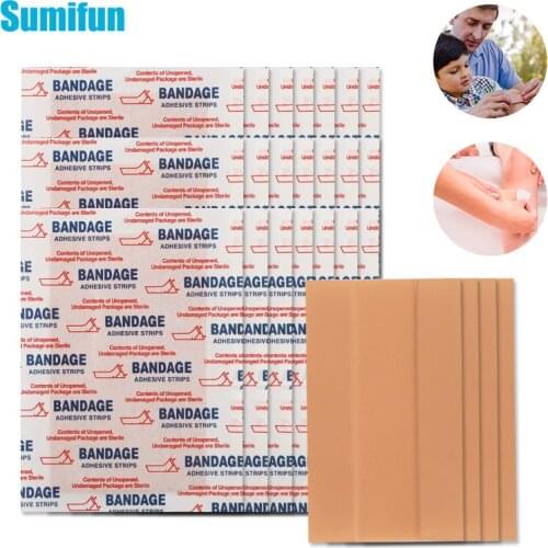 20pcs Wound Dressing Band Aid Bandage Breathable Medical Adhesive Antibacterial Wound Hemostasis Stickers Outdoor First Aid