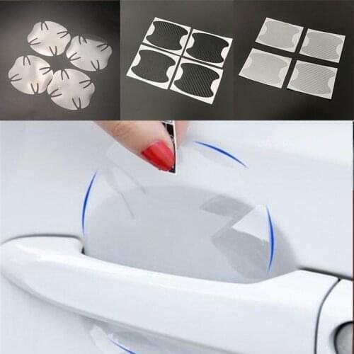 4pcs Car Door Handle Bowl Protector Sticker for Honda Brio CLARITY HR-V VEZEL Passport Pilot CR-Z NSX Ridgeline