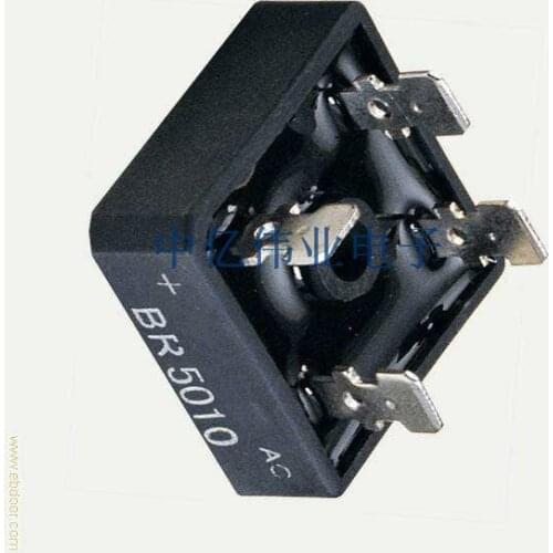 2pcs S50VB100 BR5010 50A 1000V ORIGINAL SILICON BRIDGE RECTIFIERS Rectifier bridge pile