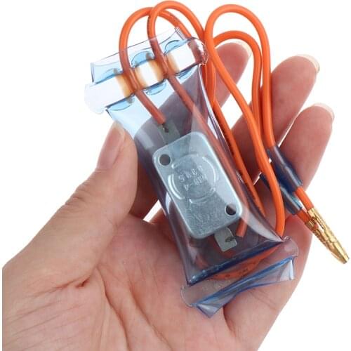 AC 250V 10A-7 Celsius Bimetal Refrigerators Defroster Thermostat Metal