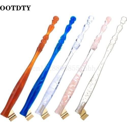 Antique English Oblique Calligraphy Dip Pen Nib Holder Handwriting Handmade Copper Scrip Fountain Pen Gift