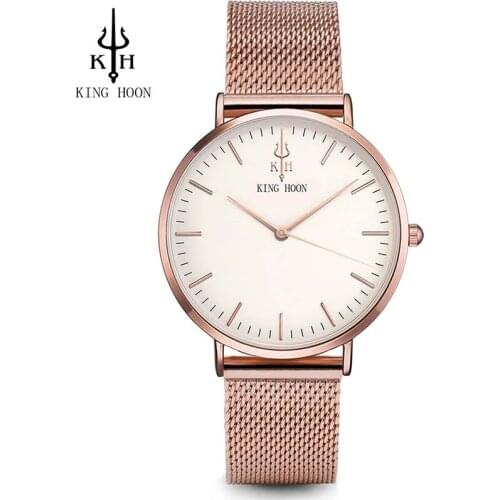 KINGHOON Women Watches Luxury Brand Watch Lady Silver Bracelet Fashion Quartz Watch Women Stainless Steel Clock Relogio Feminino